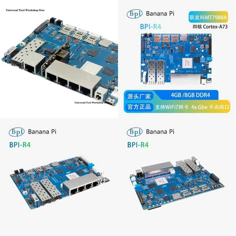 Banana Pi BPI-R4 WiFi 7 Router - đánh giá và giá Bananapi Bpi R4 Wifi 7