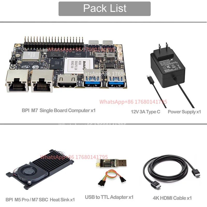 RK3588 Single Board Computer S - đánh giá và giá Banana Pi Bpi M7 Rk3588