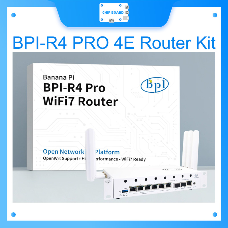 Banana Pi BPI-R4 PRO 4E Router - đánh giá và giá Bananapi Bpi R4 Wifi 7