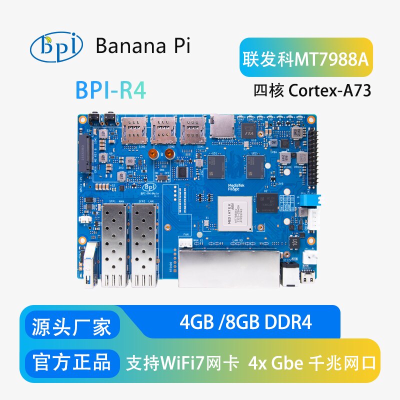 Banana Pi BPI-R4 High-Performa - đánh giá và giá Bananapi Bpi R4 Wifi 7
